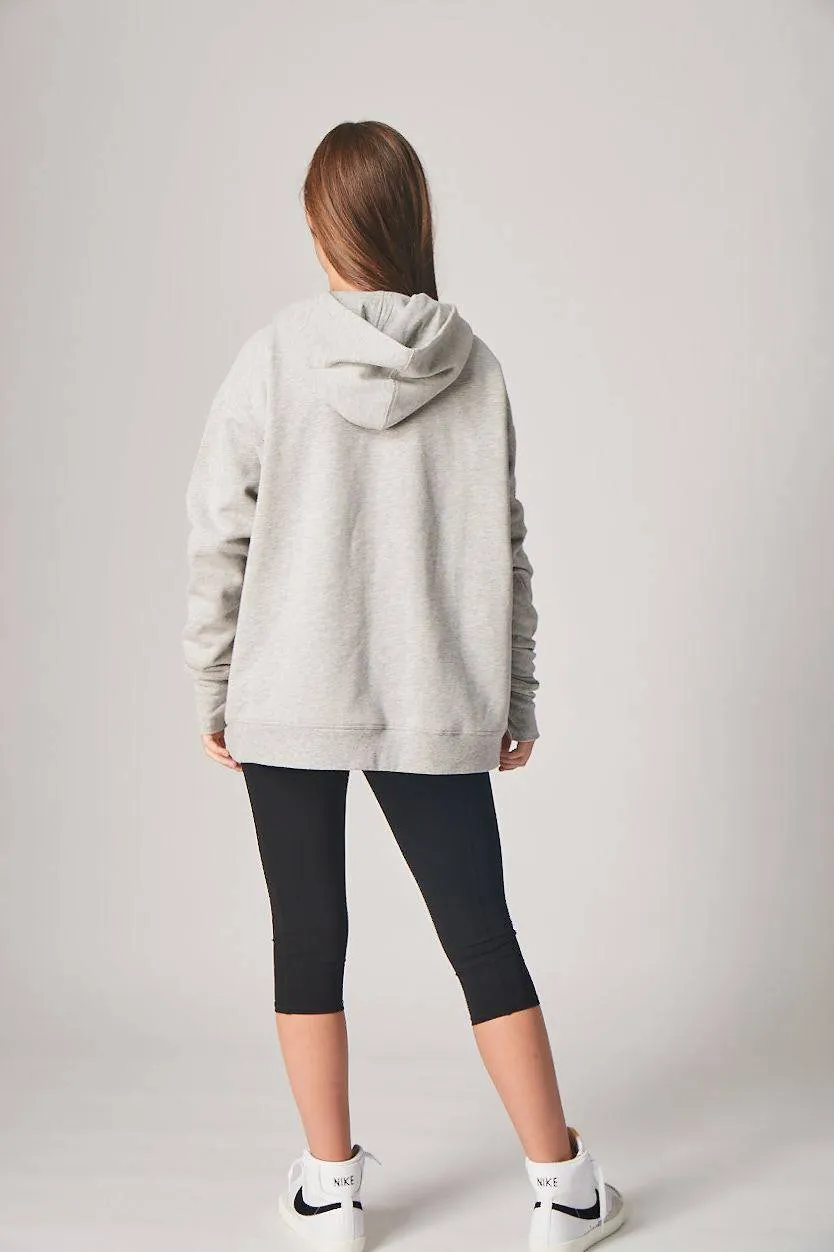 Oversized Super-Soft Hoodie - MARLE GREY