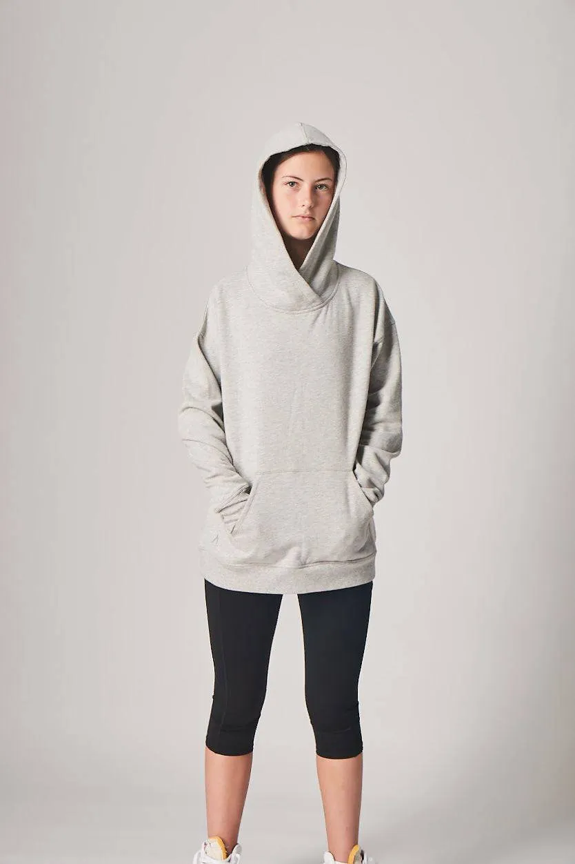 Oversized Super-Soft Hoodie - MARLE GREY