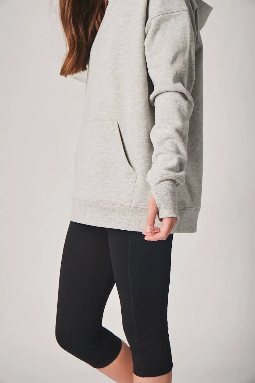 Oversized Super-Soft Hoodie - MARLE GREY
