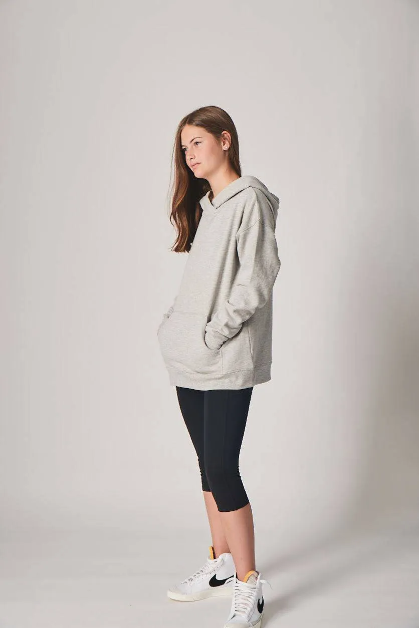 Oversized Super-Soft Hoodie - MARLE GREY