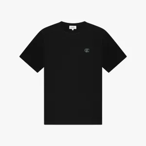 PADUA TEE | BLACK/OCEAN BLUE