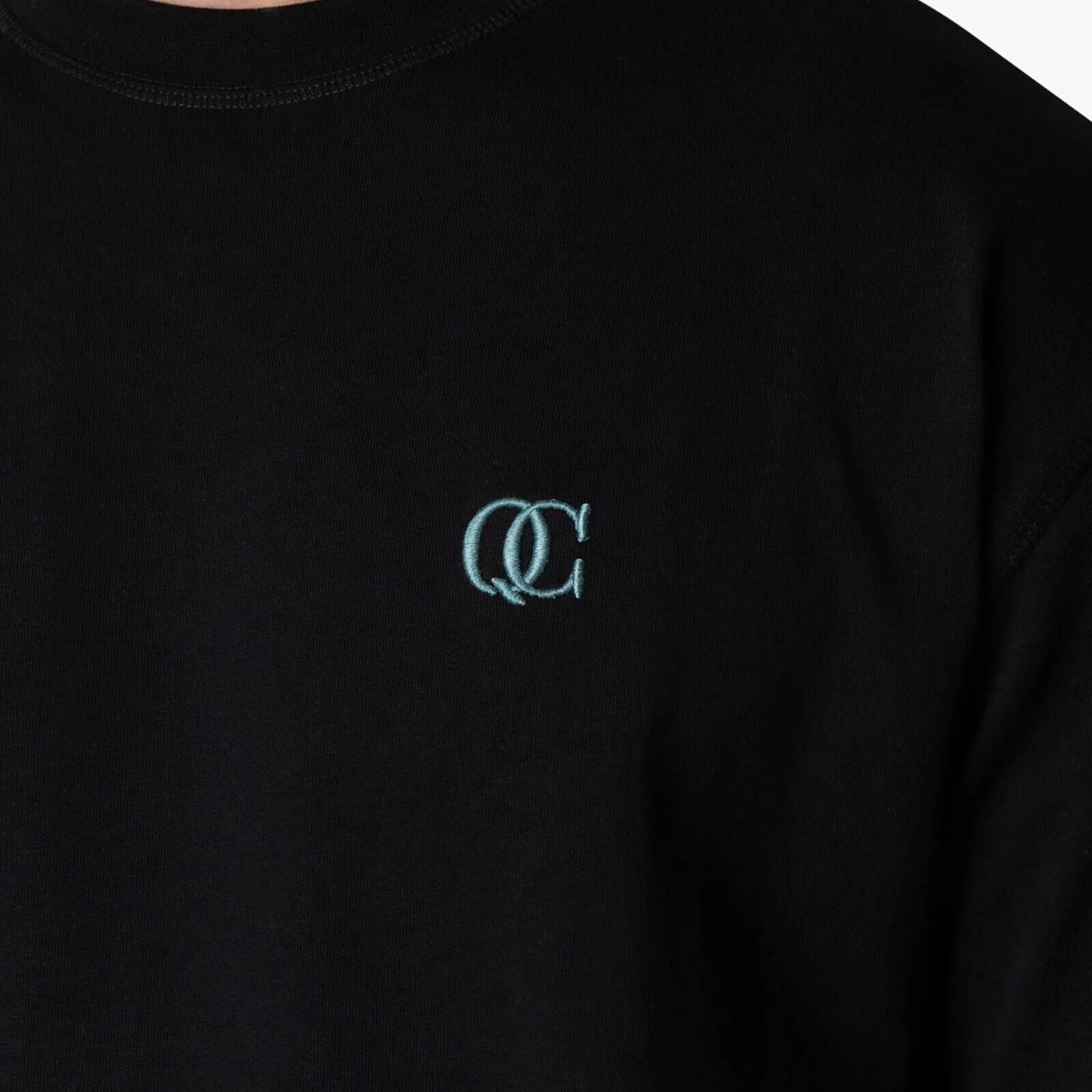 PADUA TEE | BLACK/OCEAN BLUE