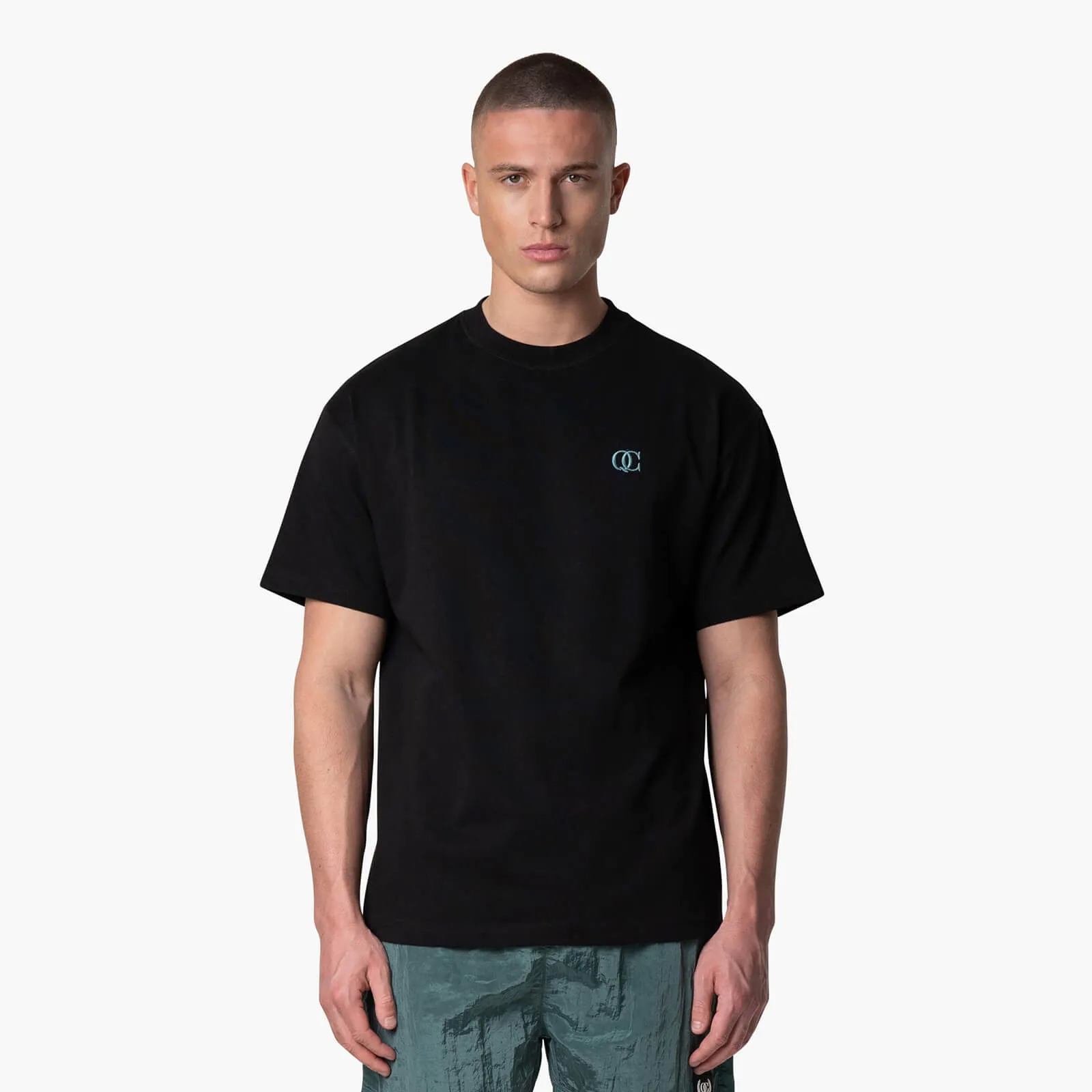 PADUA TEE | BLACK/OCEAN BLUE