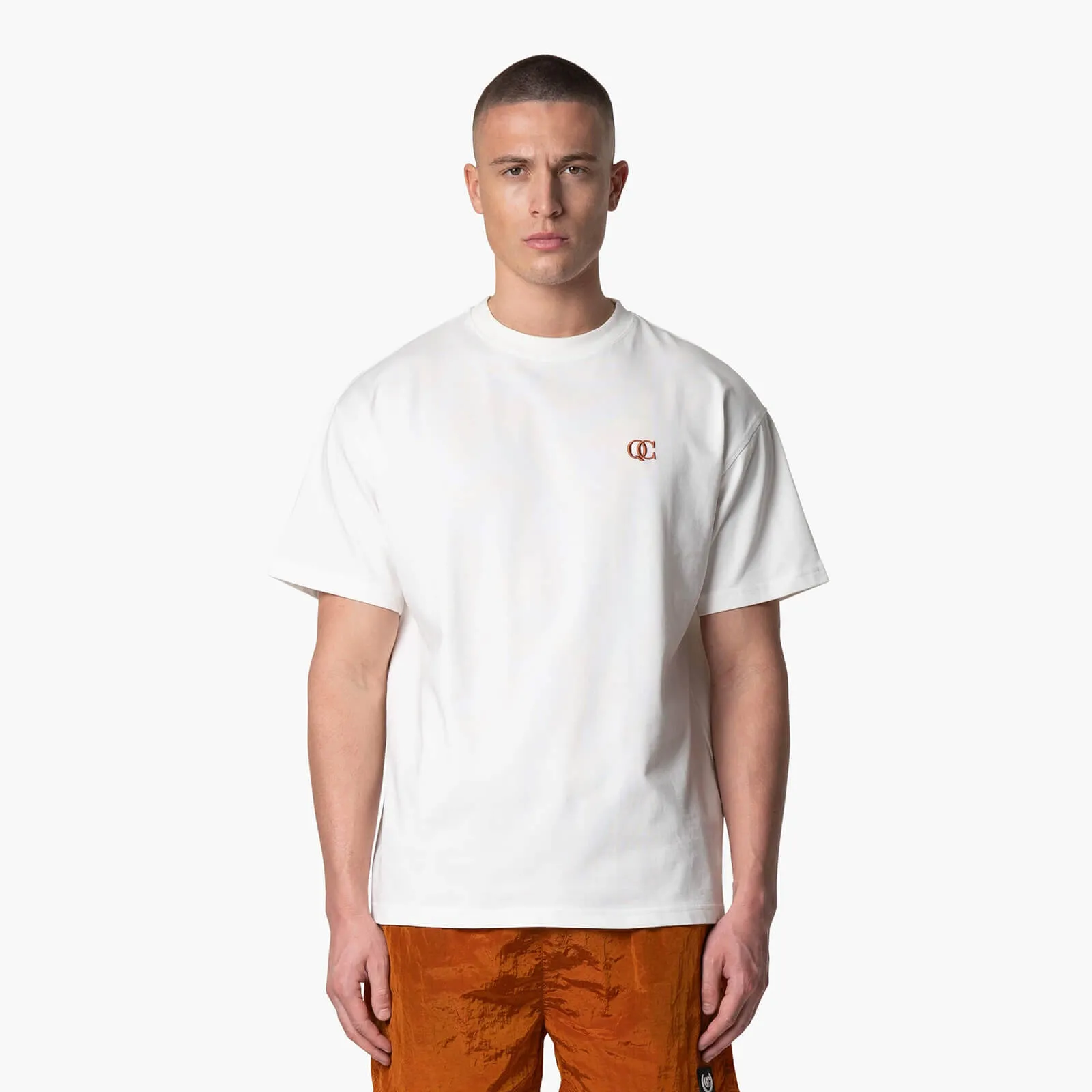 PADUA TEE | OFF WHITE/BURNT OR