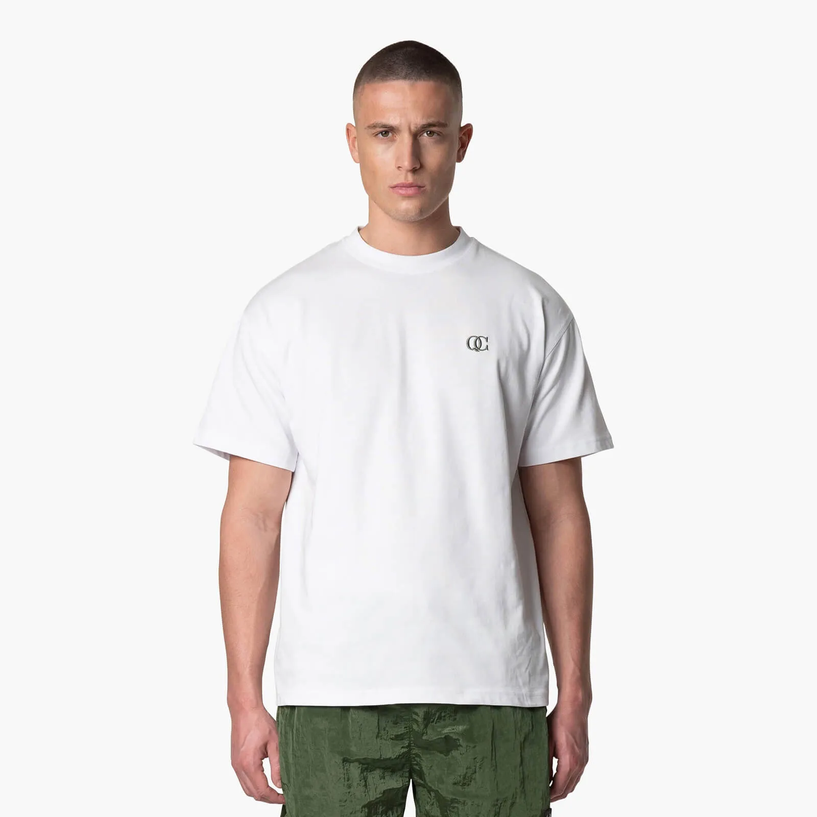 PADUA TEE | WHITE/ARMY