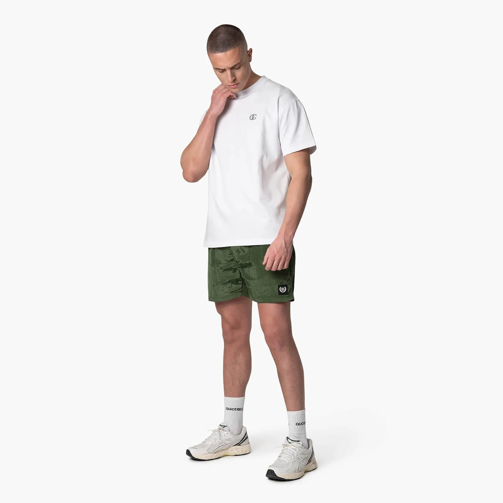 PADUA TEE | WHITE/ARMY
