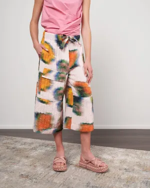 paint oversized bermuda shorts - ecru 5