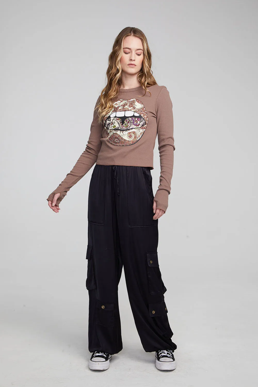 Paisley Lips Long Sleeve