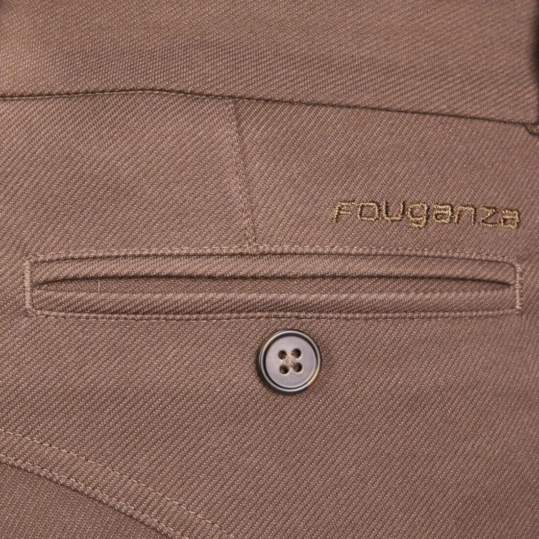 Pantalon équitation homme 140 basanes agrippantes marine