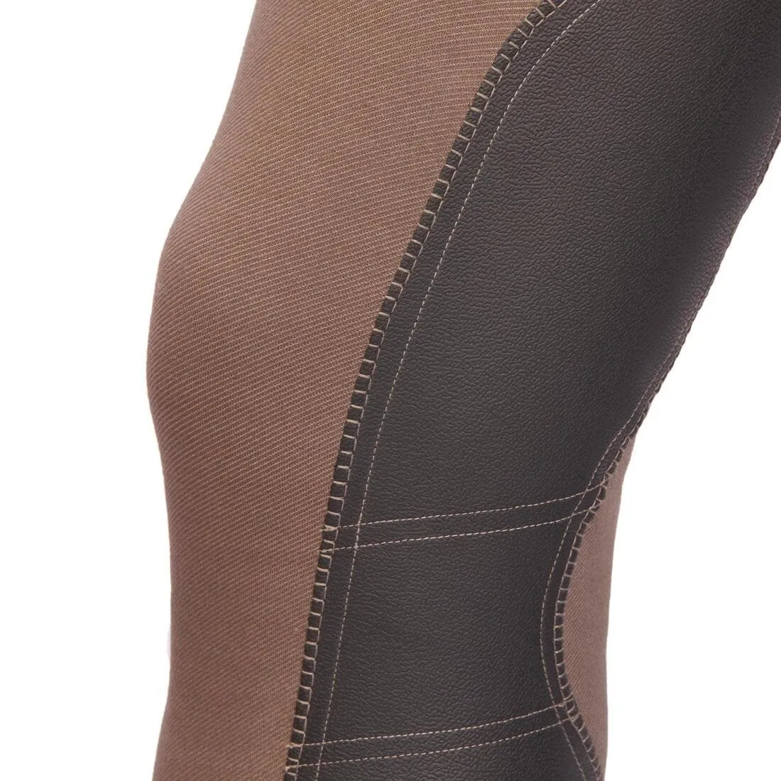 Pantalon équitation homme 140 basanes agrippantes marine