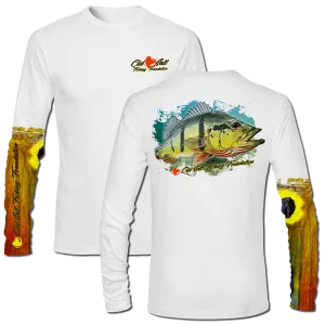 Peacock Bass Long Sleeve Performance Shirt