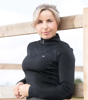 PEI Arclos Ladies Technical Riding Top (Black)