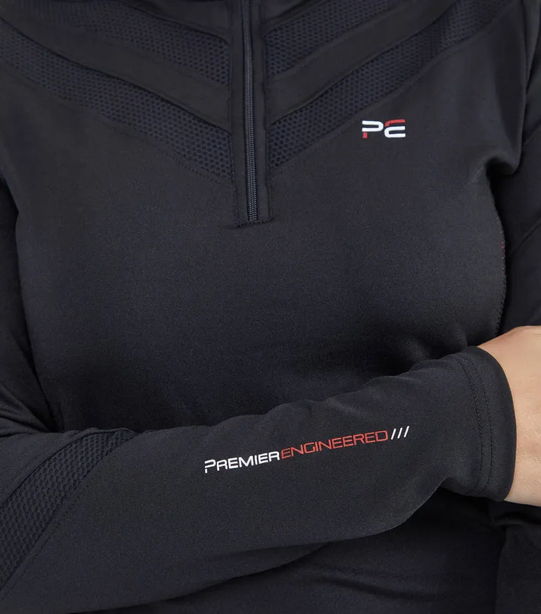 PEI Arclos Ladies Technical Riding Top (Black)