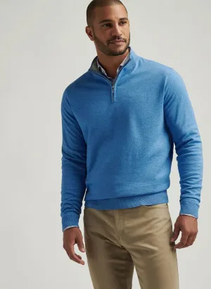 Peter Millar Coolspun Cotton Quarter-Zip Sweater