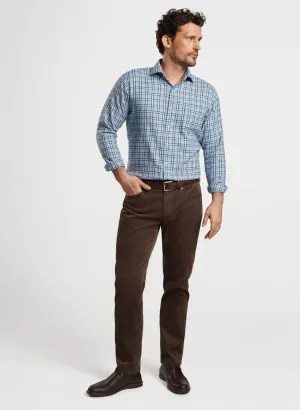Peter Millar Nelson Flannelite Cotton-Stretch Sport Shirt