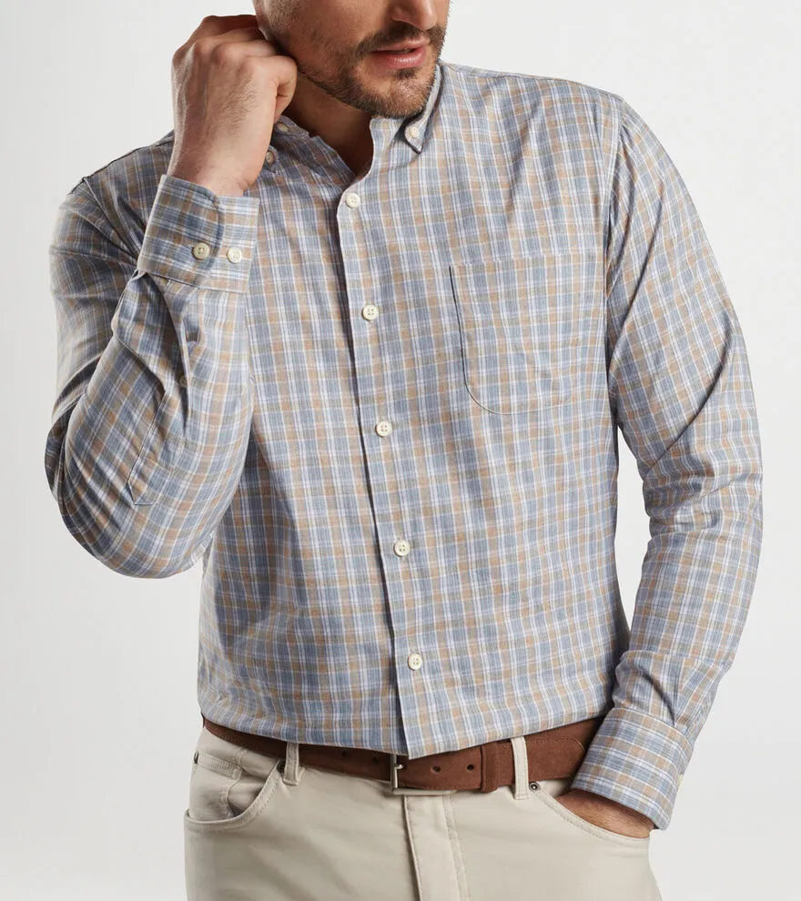 Peter Millar - Powell Crown Lite Cotton-Stretch Sport Shirt - British Tan