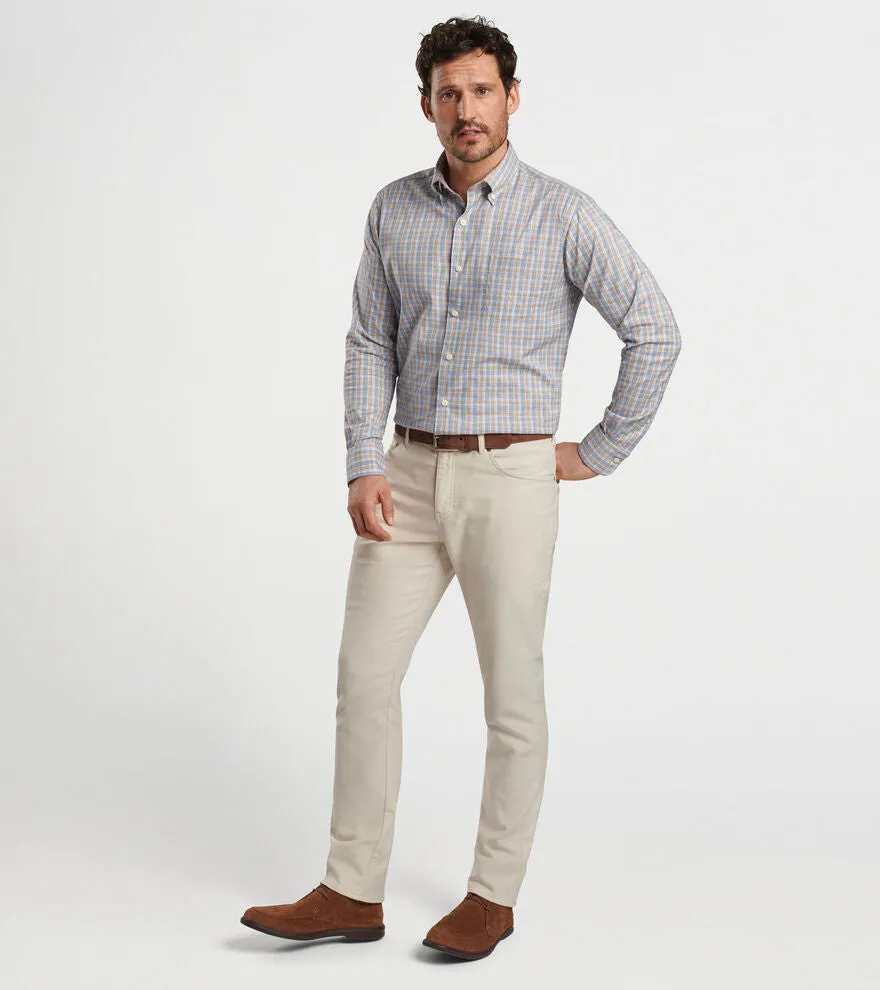 Peter Millar - Powell Crown Lite Cotton-Stretch Sport Shirt - British Tan