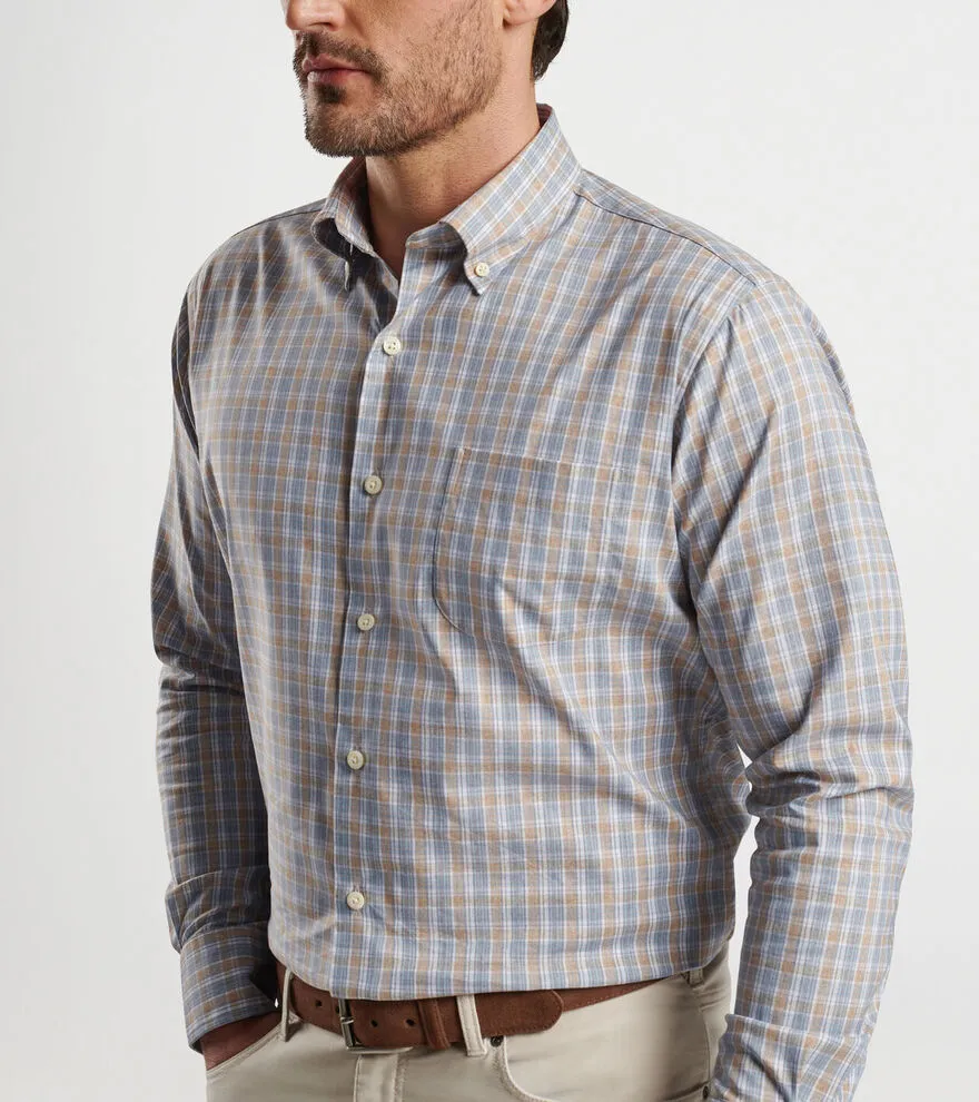 Peter Millar - Powell Crown Lite Cotton-Stretch Sport Shirt - British Tan