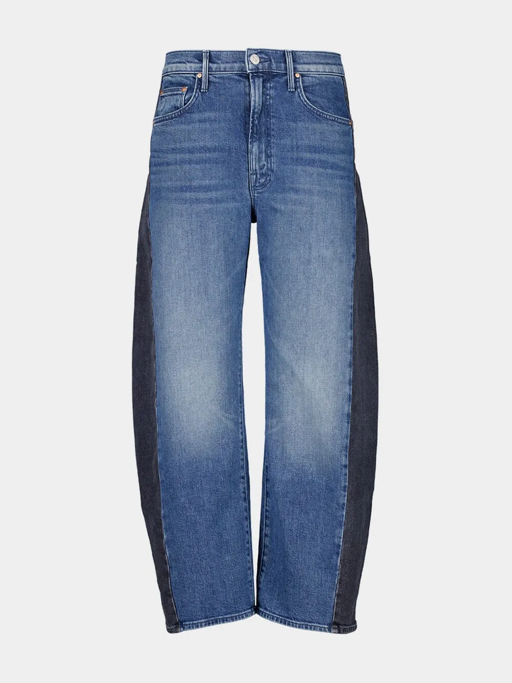 Petite Lil’ Half Pipe Flood High-Waisted Jeans