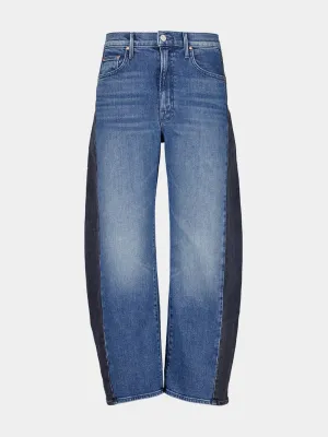 Petite Lil’ Half Pipe Flood High-Waisted Jeans