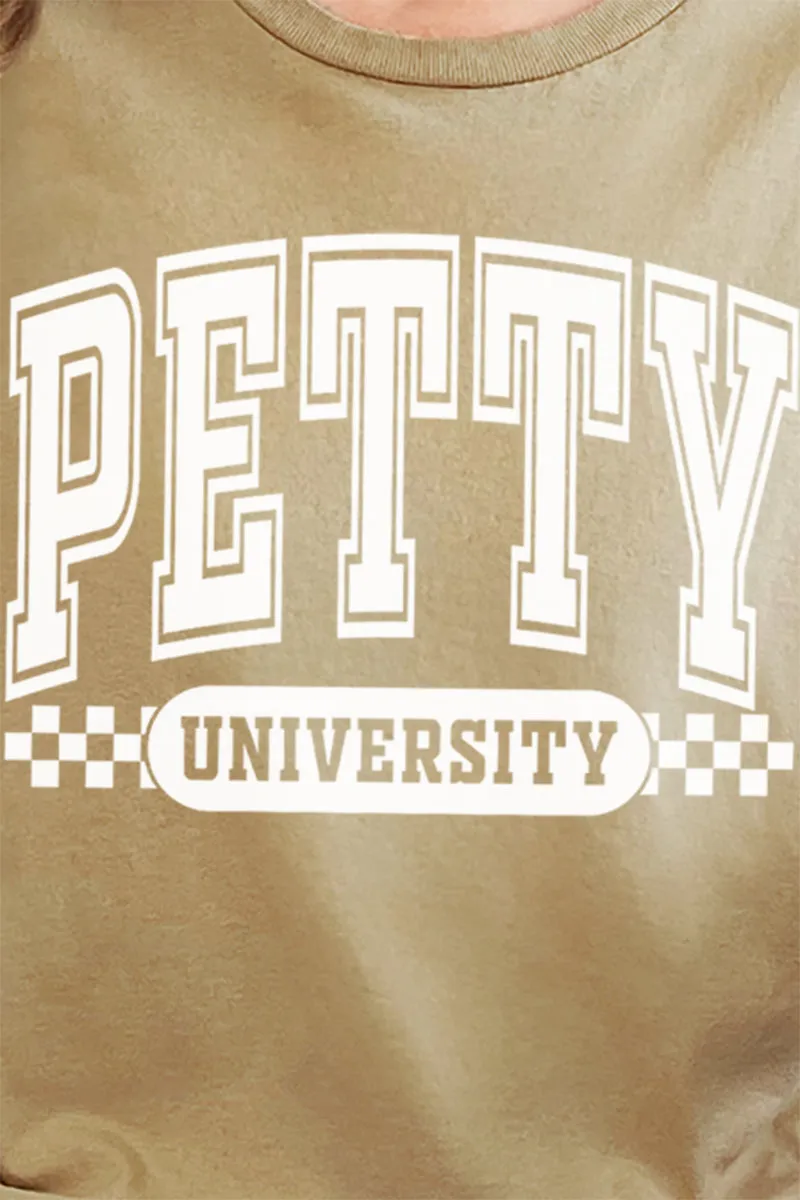 Petty University Short Sleeve Relaxed Fit T-Shirt