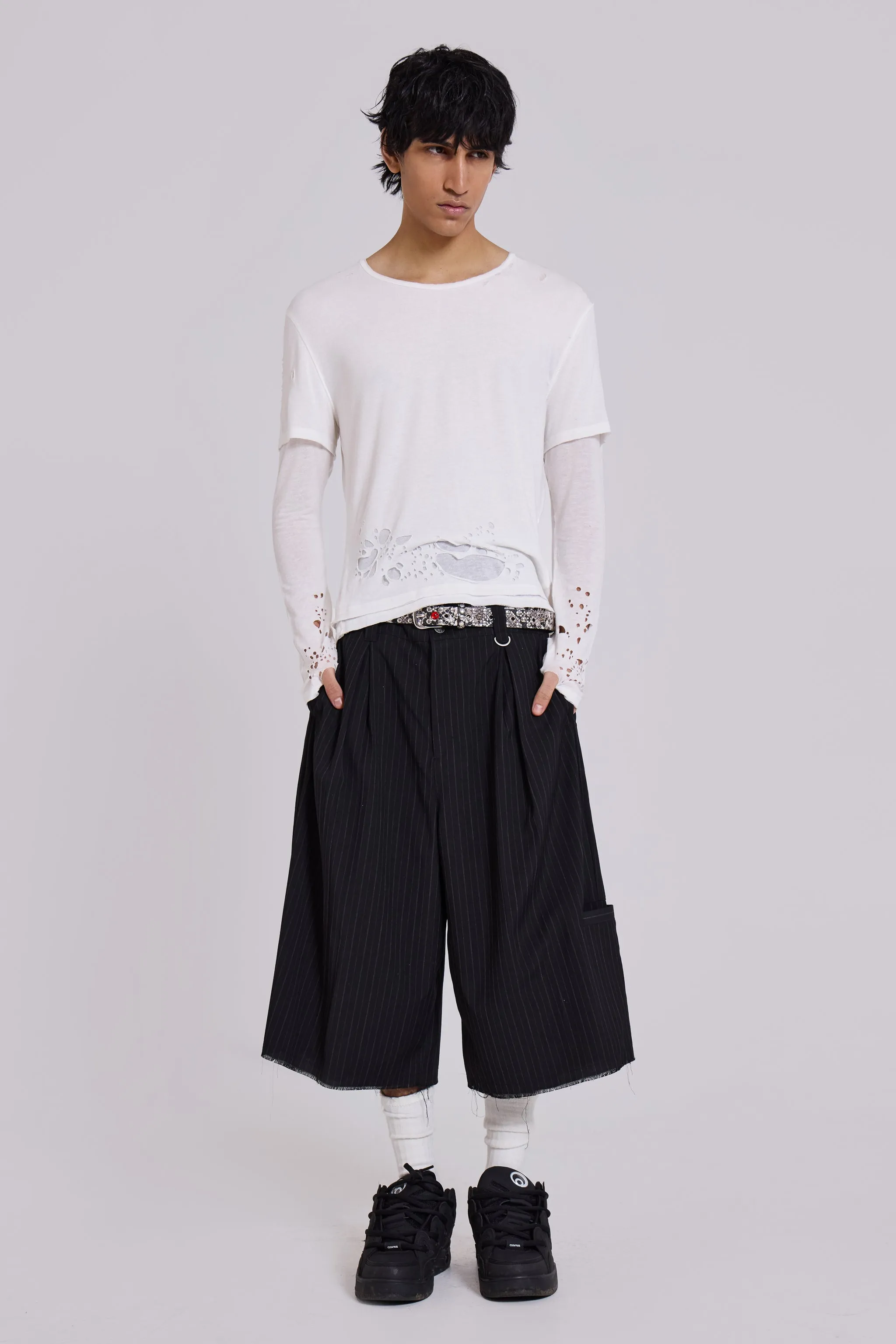 Pinstripe Goliath Shorts