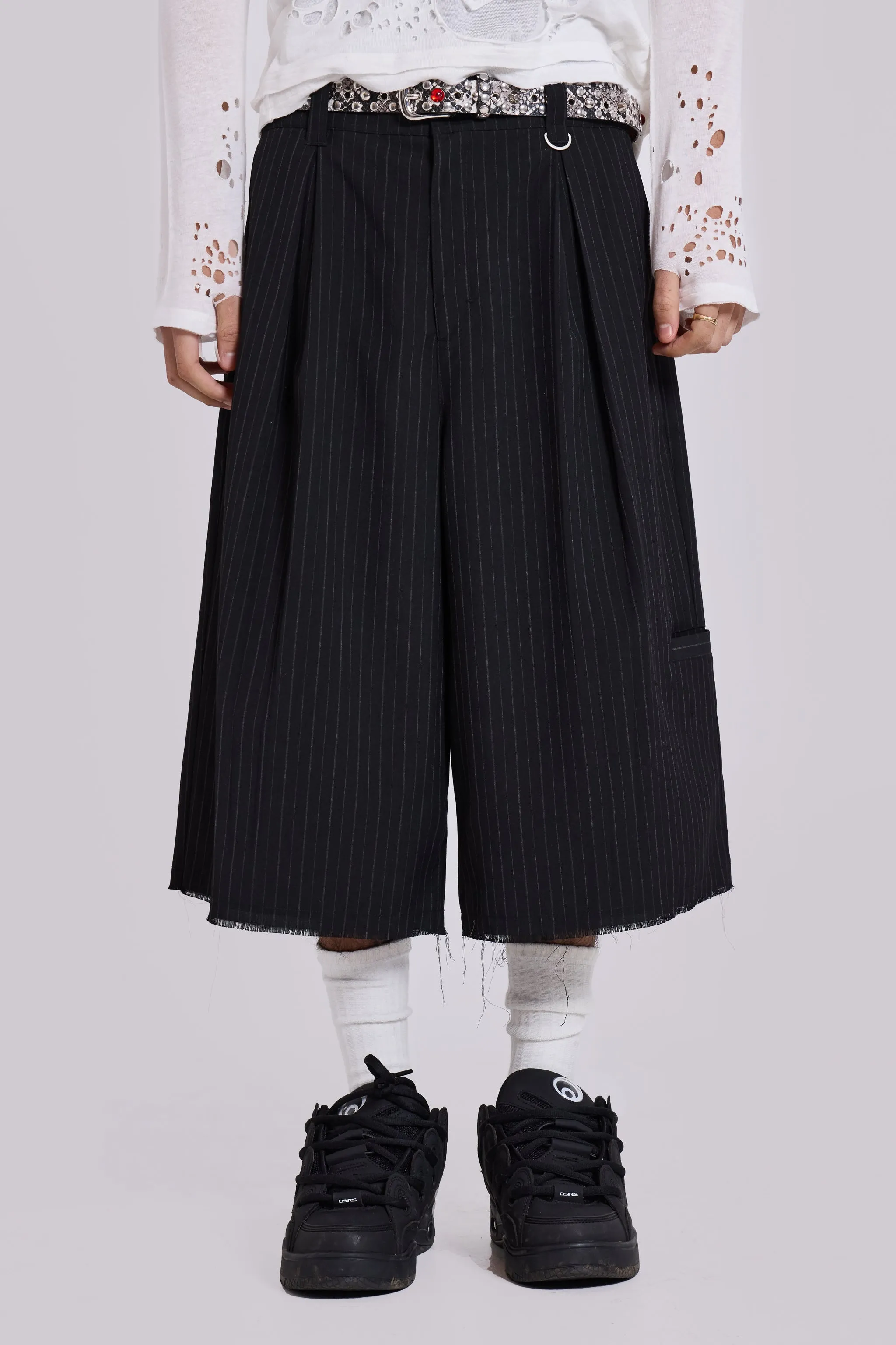 Pinstripe Goliath Shorts