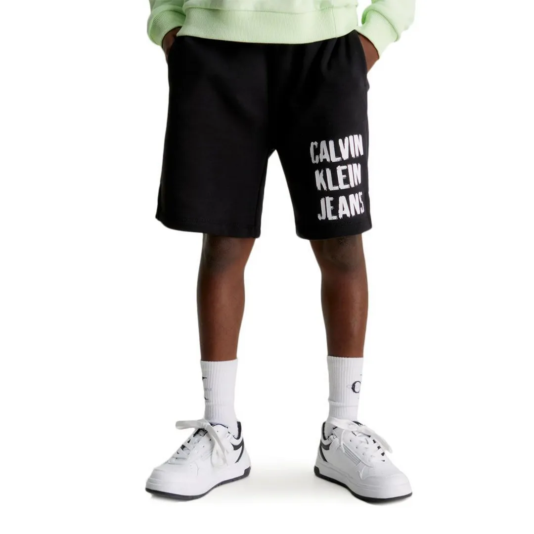 PIXEL LOGO RELAXED SHORTS