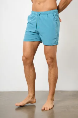 Plain Swim Short in Teal