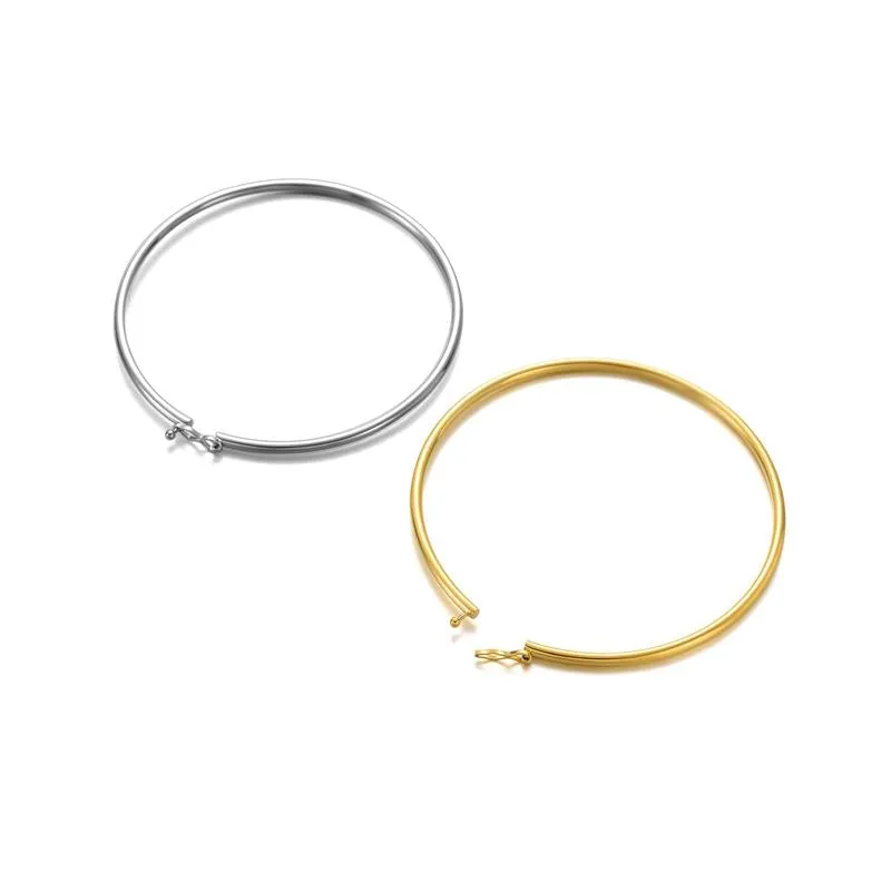 Premium Quality Stainless Steel Simple Openable Daily Wear Bracelet for Women