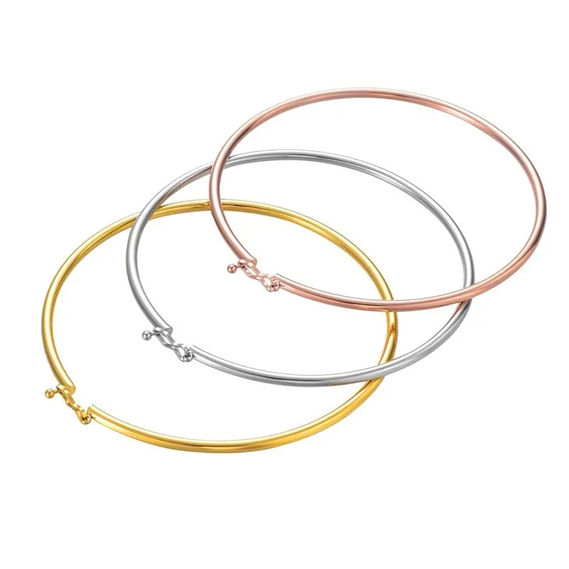 Premium Quality Stainless Steel Simple Openable Daily Wear Bracelet for Women