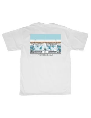 Properly Tied Boys Cast Away SS Tee - White