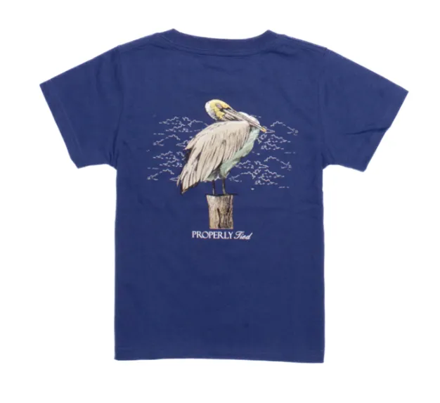 Properly Tied Boys Pelican - River Blue