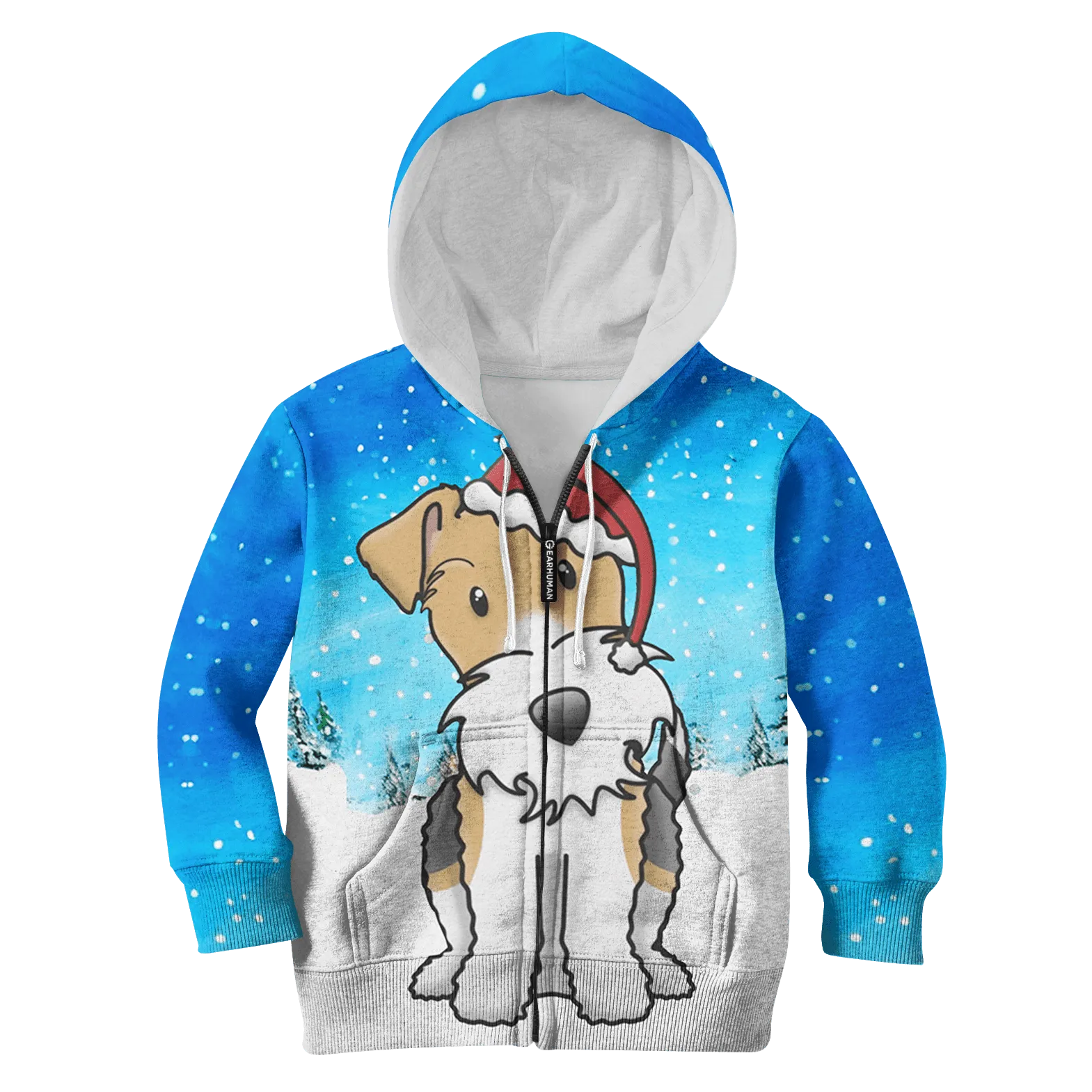 PUPPY DOG MERRY CHRISTMAS Kid Custom Cosplay Hoodies Apparel