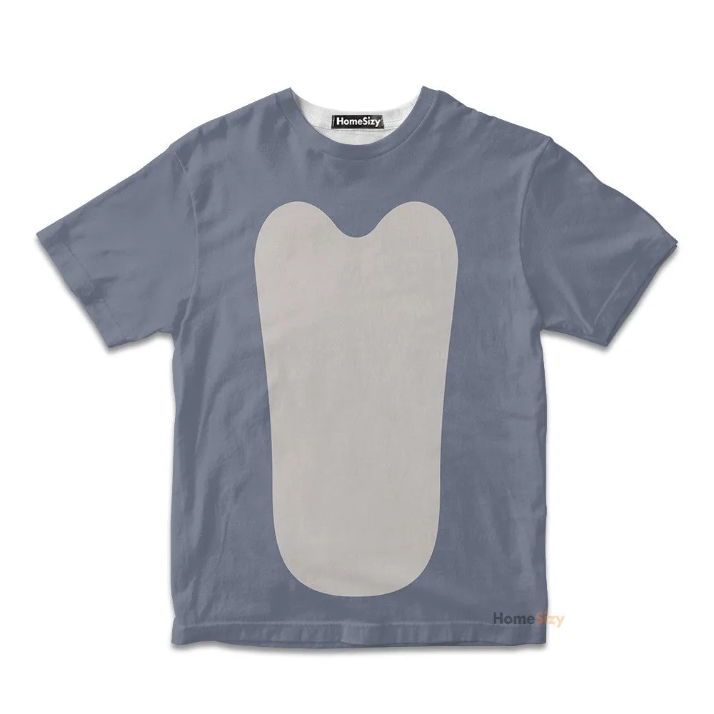 QT208706Hg Tom And Jerry Tom Custom Cosplay Costume Kid Tshirt