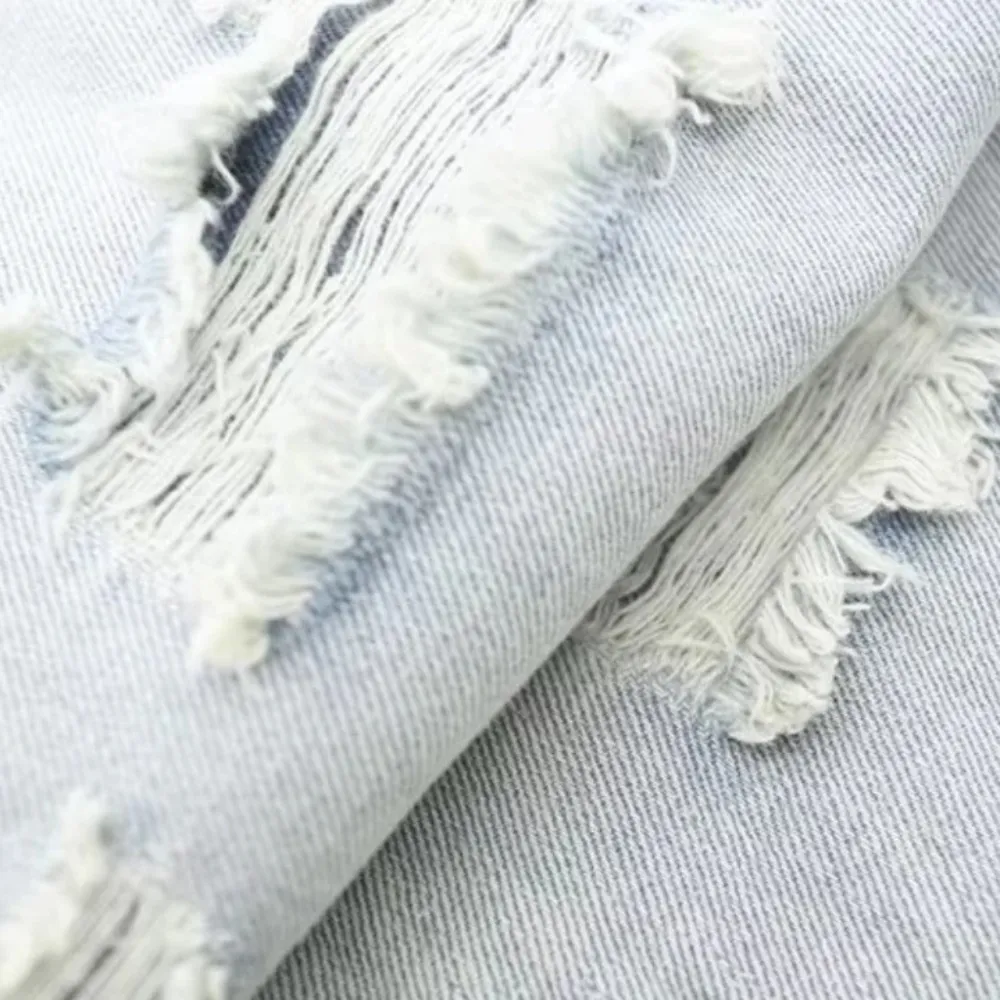 "American high street damage ripped straight" Jeans