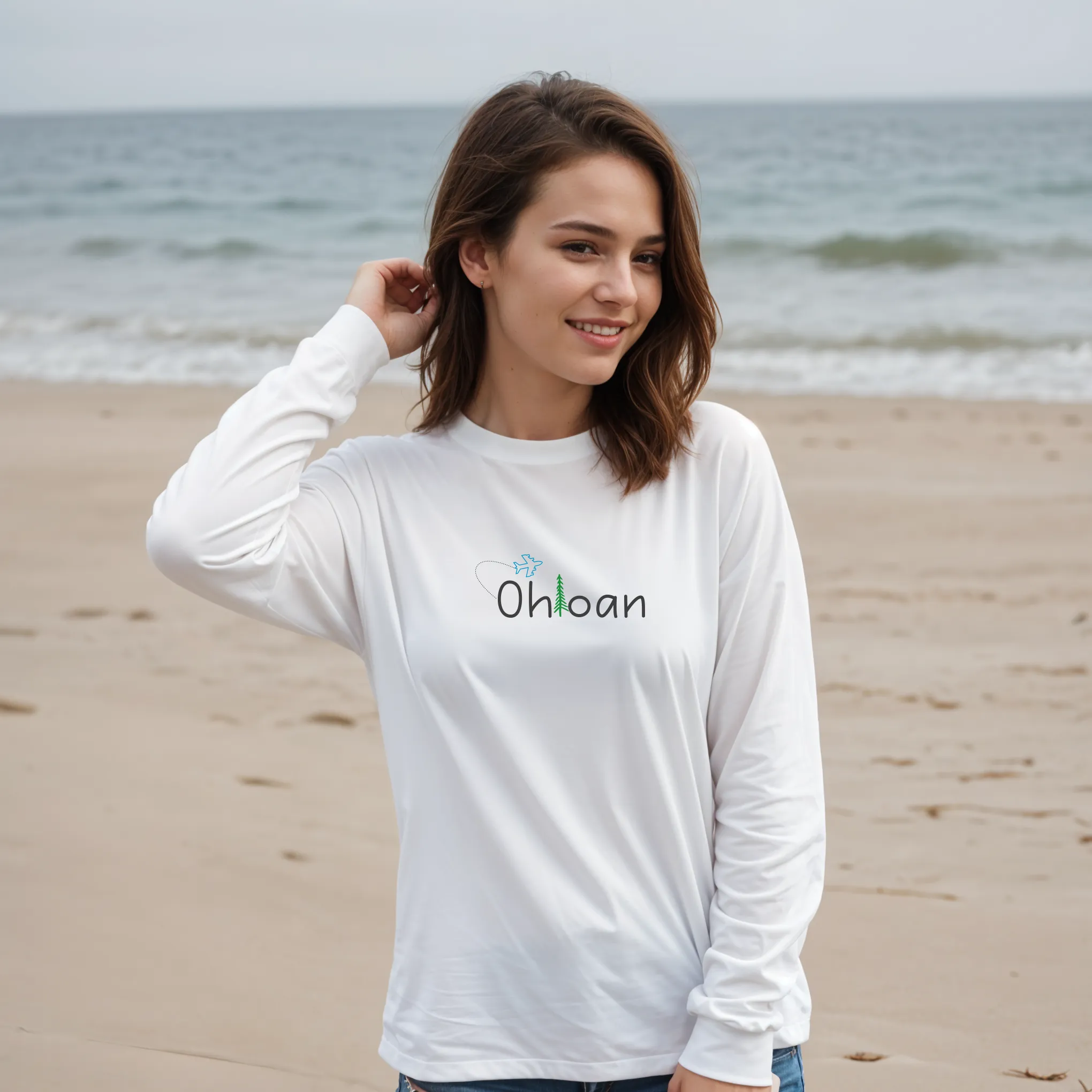 "Ohioan" Relaxed Fit Long Sleeve Unisex T-Shirt