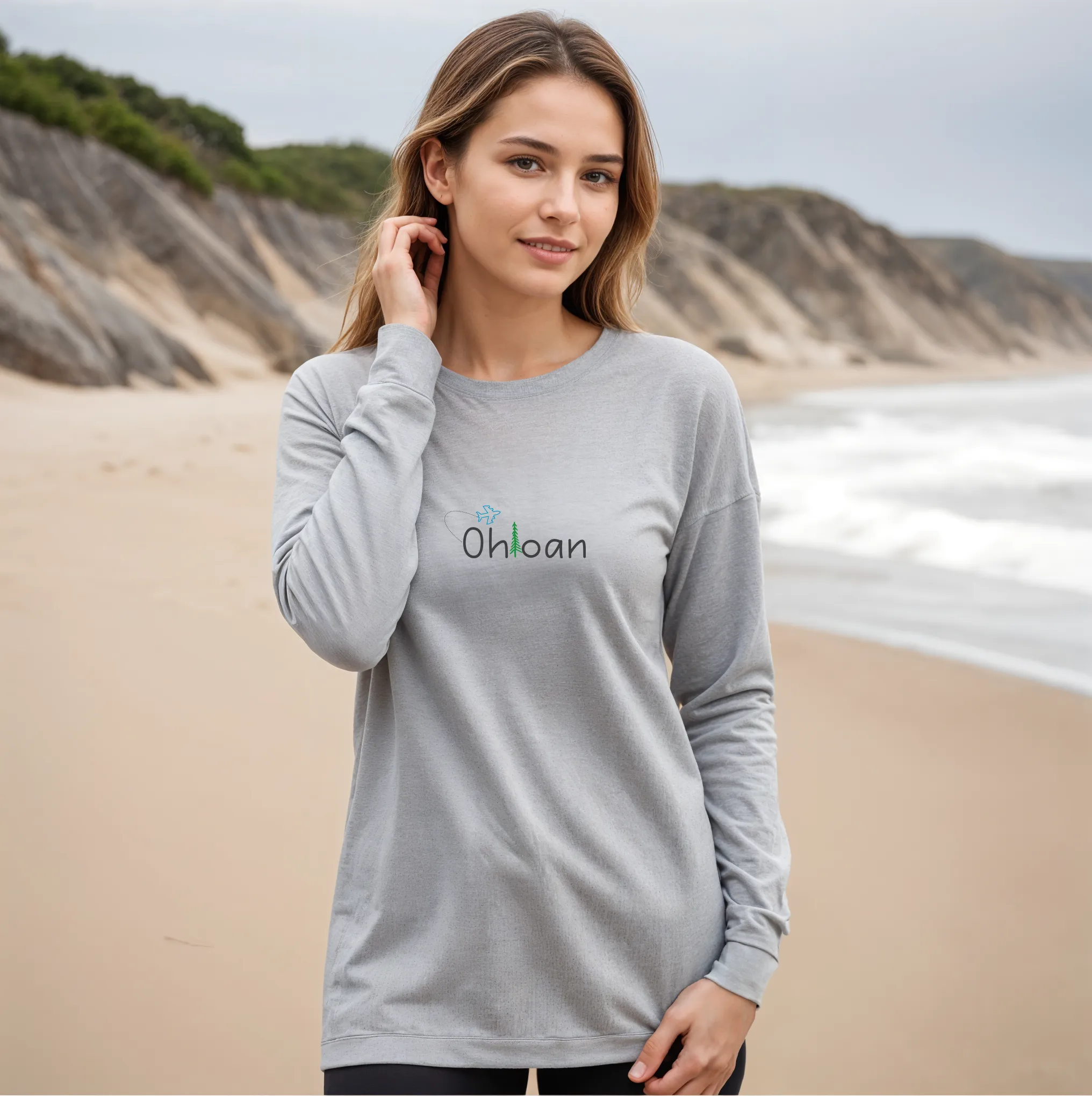 "Ohioan" Relaxed Fit Long Sleeve Unisex T-Shirt