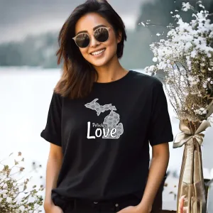 "Petoskey Love" Relaxed Fit Crew Unisex T-Shirt