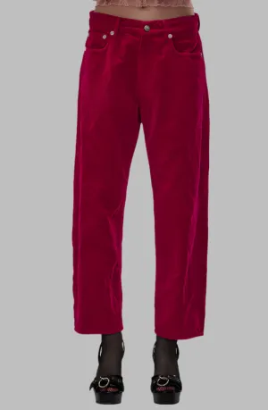 R13 Boyfriend Jean- Raspberry Velvet