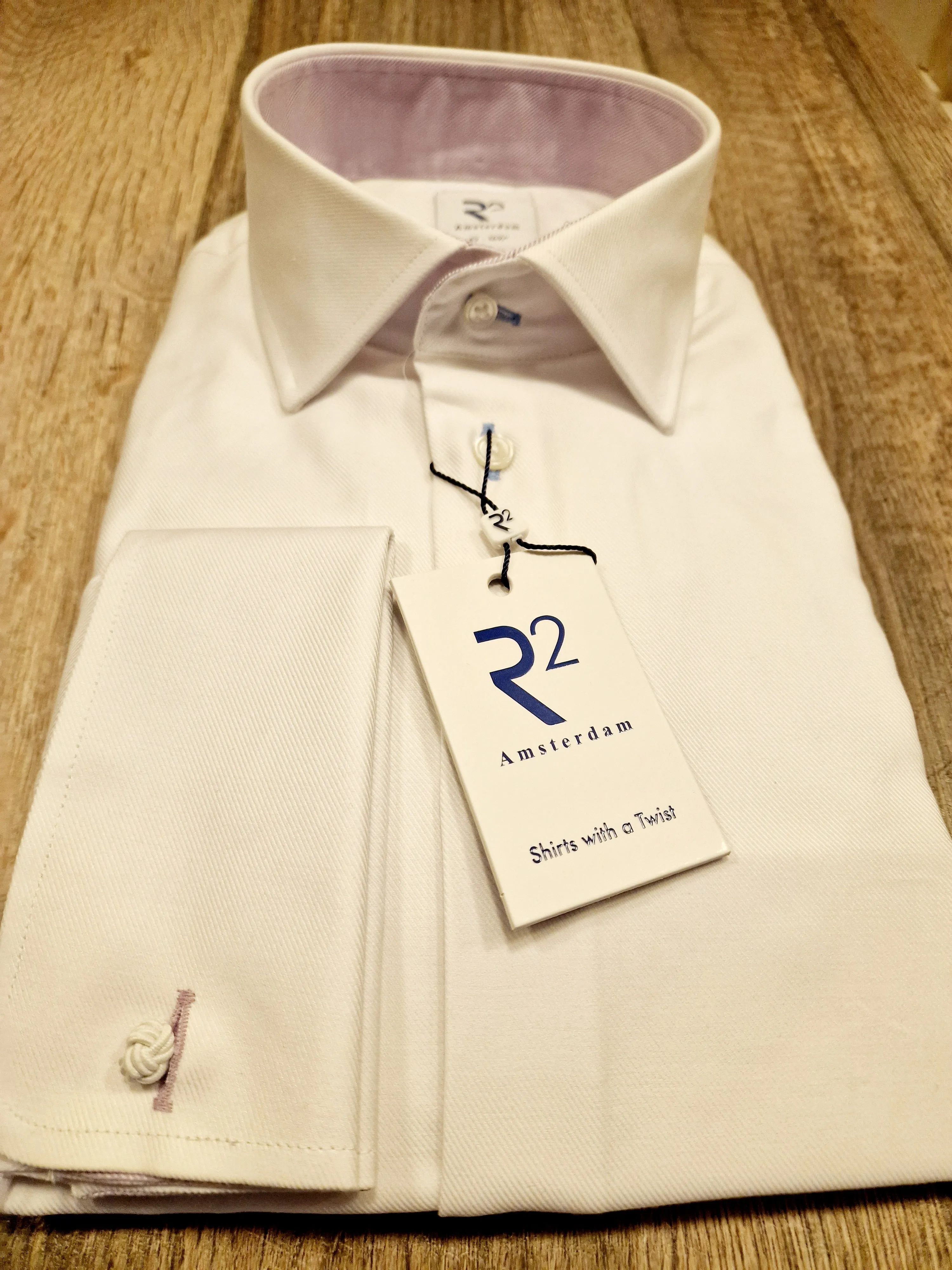 R2 - Amsterdam Double Twist double cuff Shirts