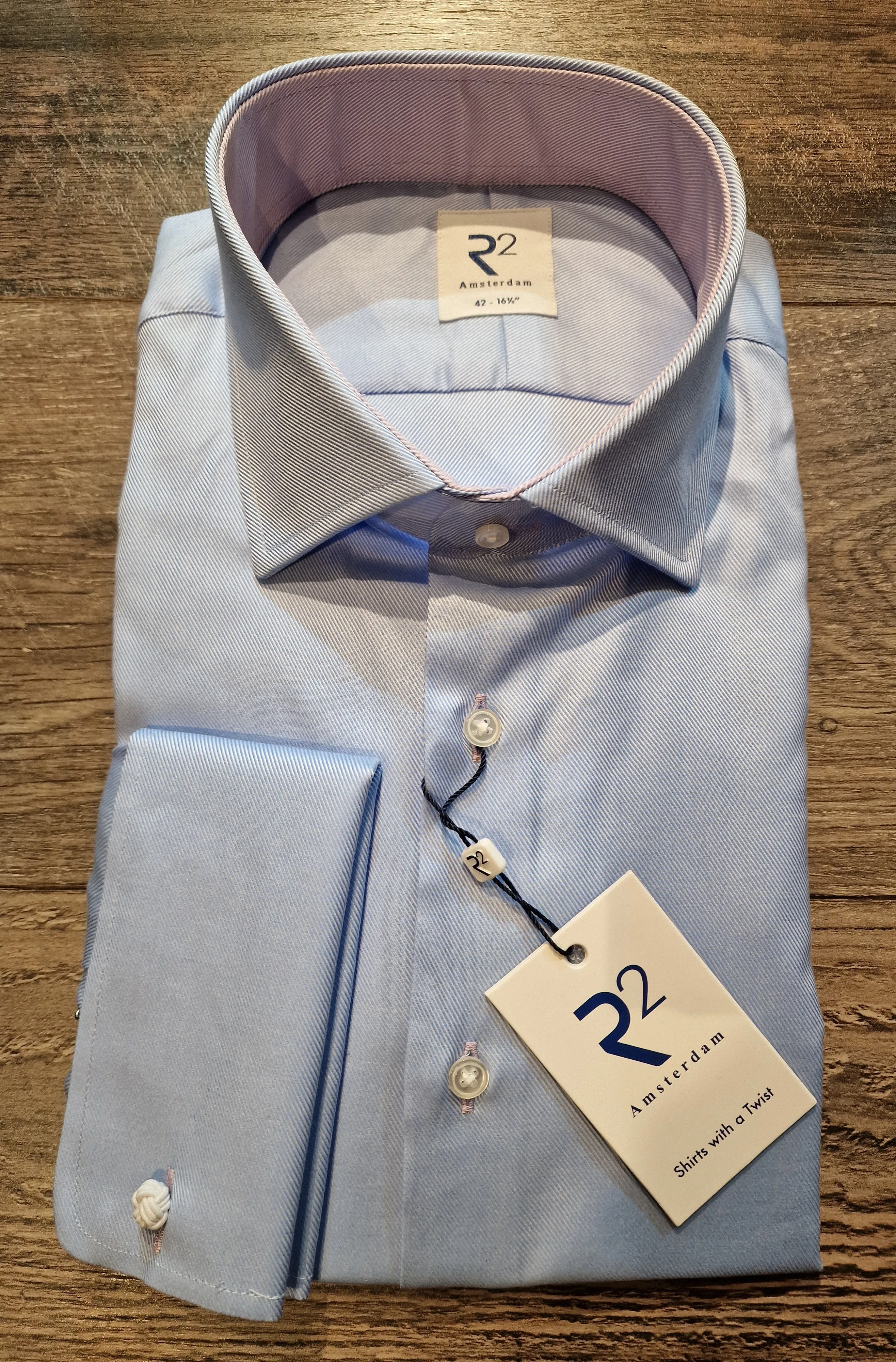 R2 - Amsterdam Double Twist double cuff Shirts