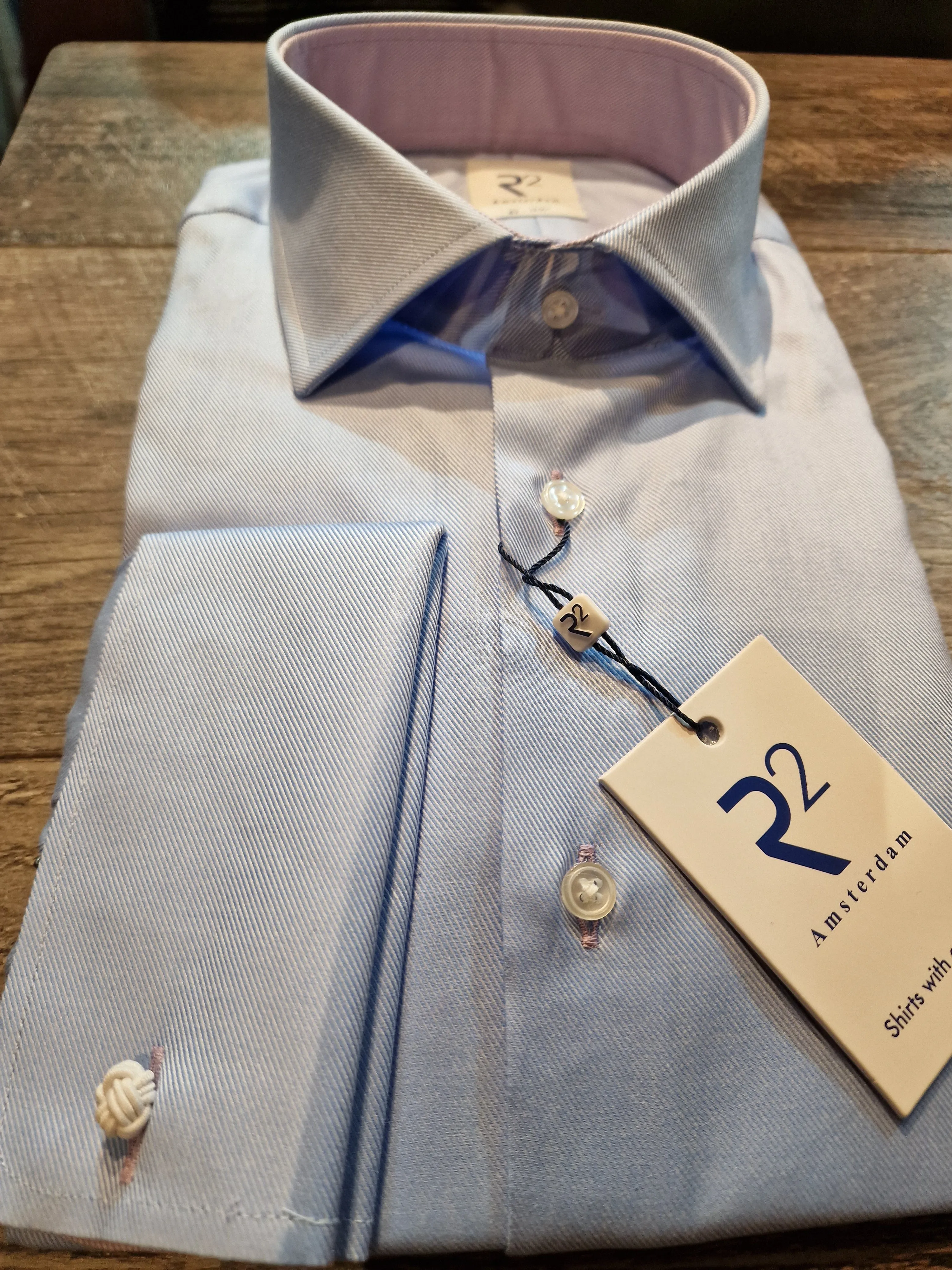 R2 - Amsterdam Double Twist double cuff Shirts