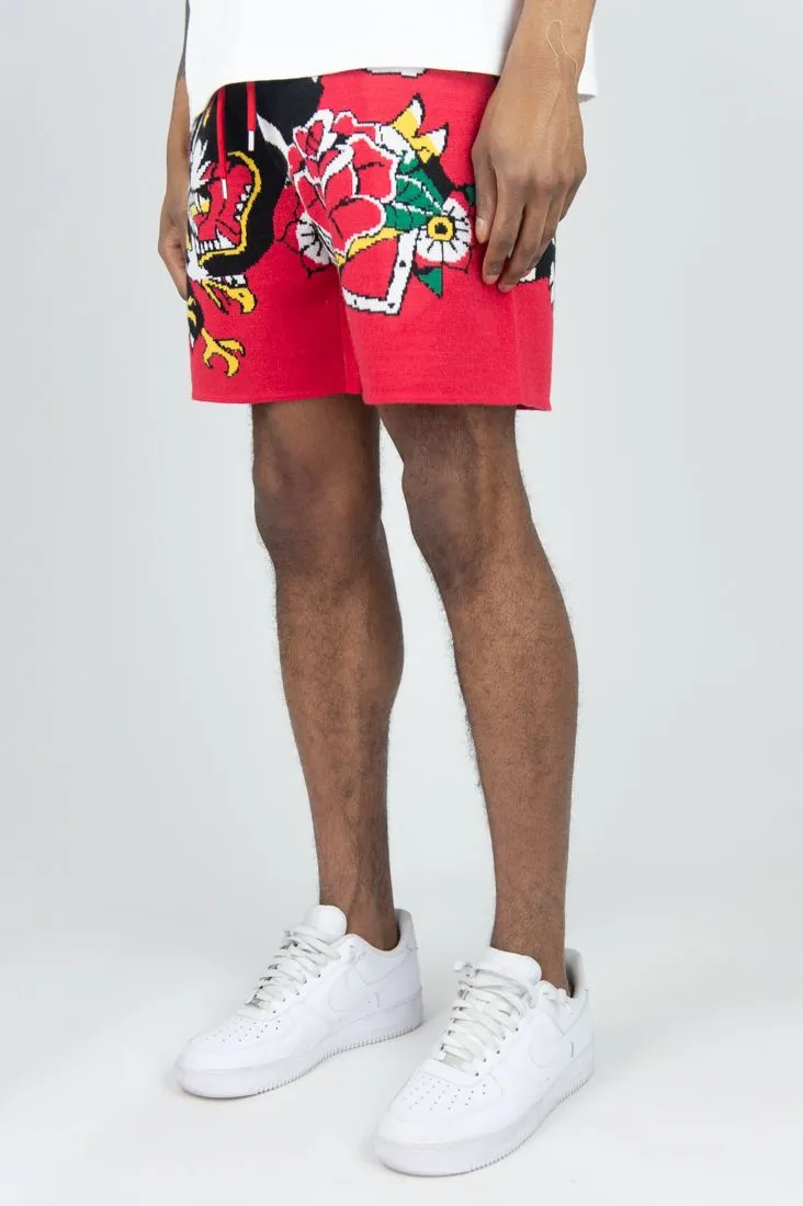 REB-151146SET-Jaguar Oversized Tee Shorts Set
