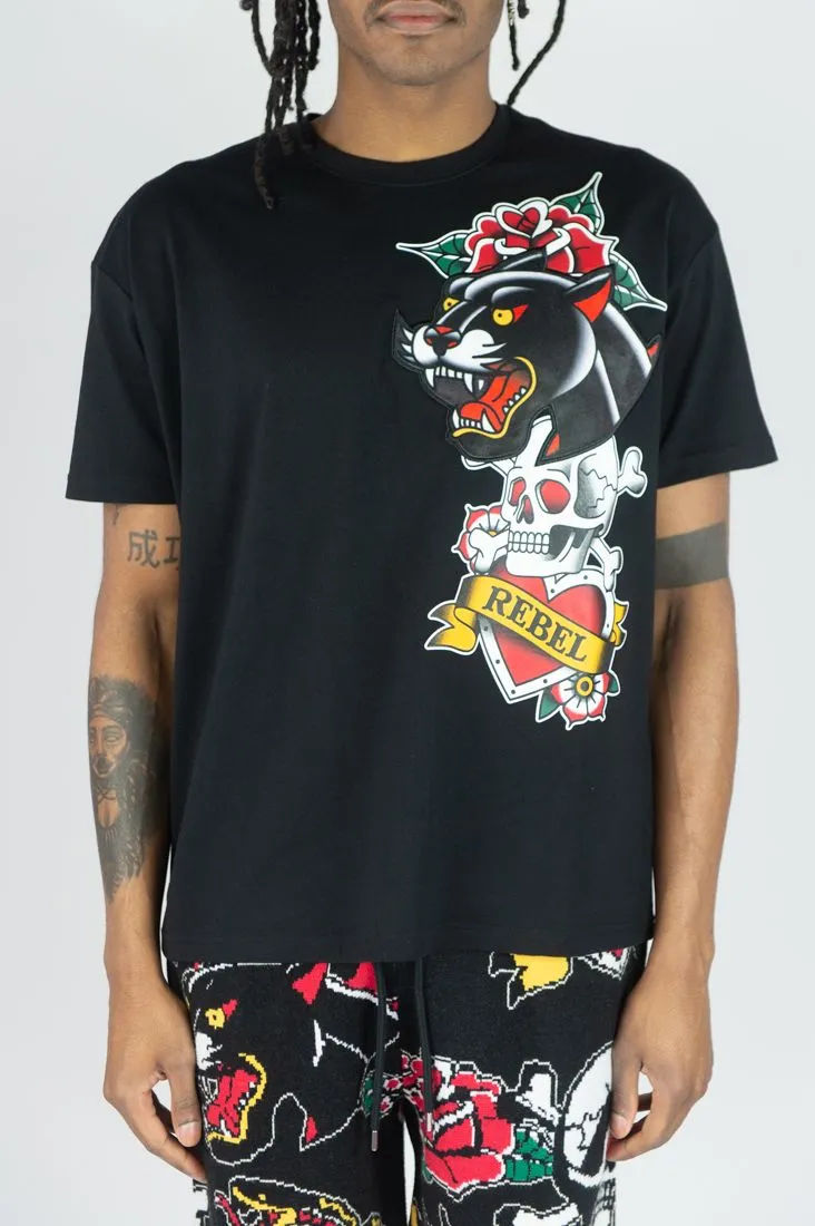 REB-151146SET-Jaguar Oversized Tee Shorts Set