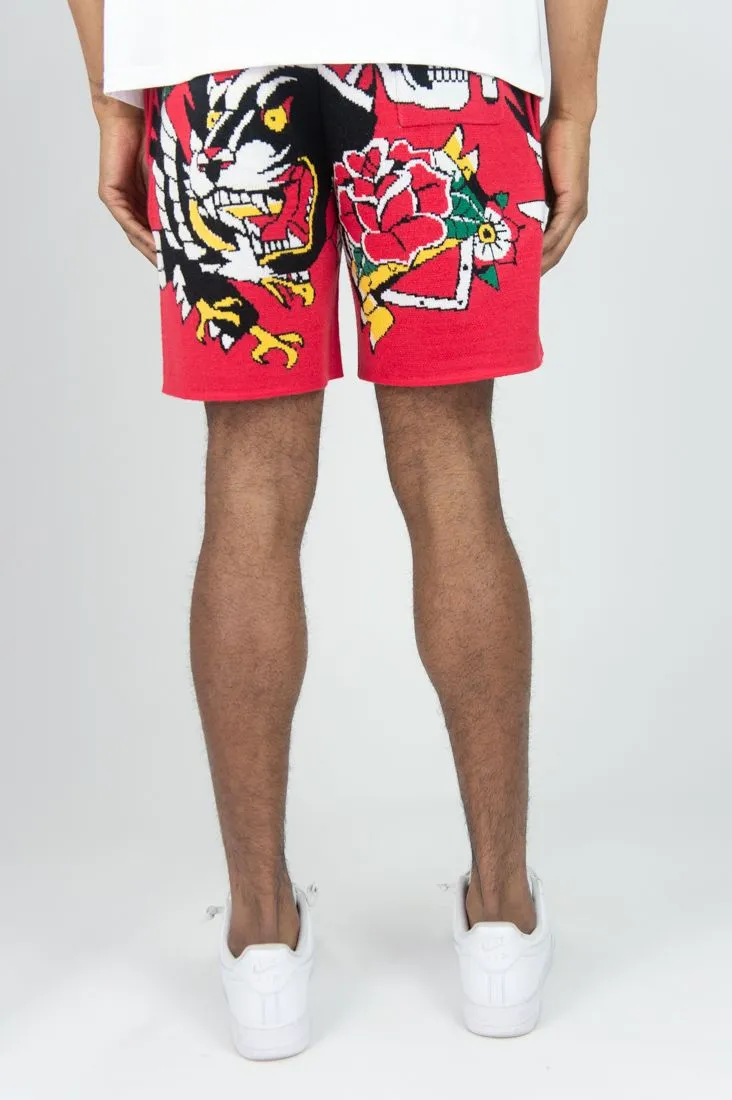 REB-151146SET-Jaguar Oversized Tee Shorts Set