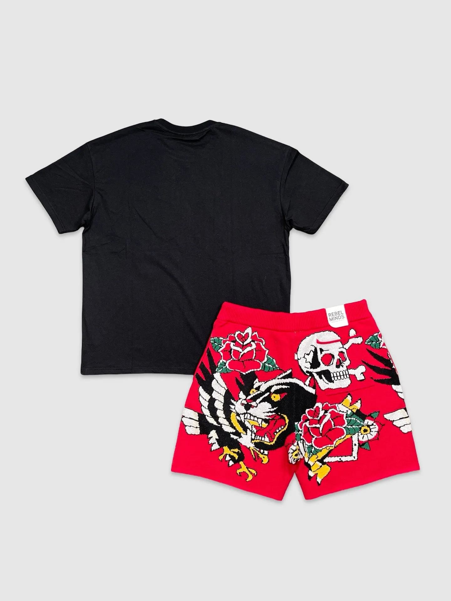 REB-151146SET-Jaguar Oversized Tee Shorts Set