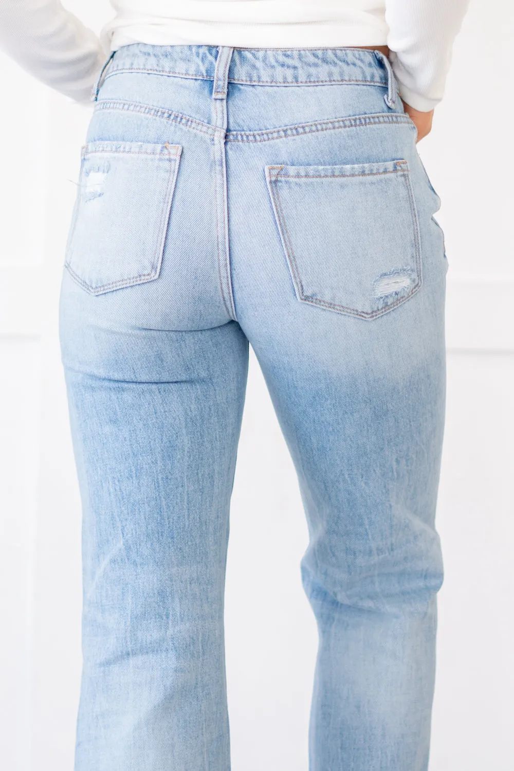 Redeem 90's Vintage Super High Rise Flare Jeans