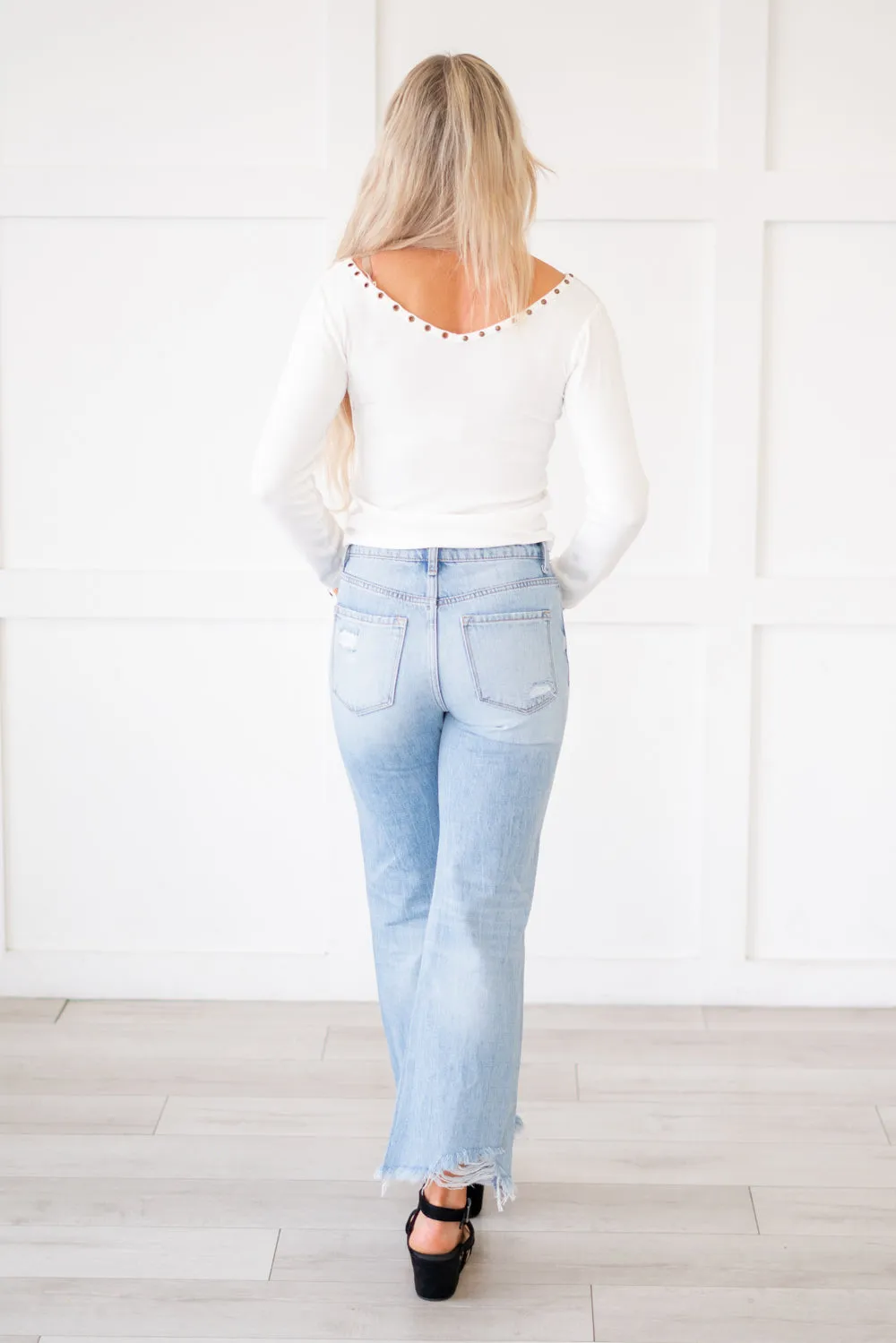 Redeem 90's Vintage Super High Rise Flare Jeans