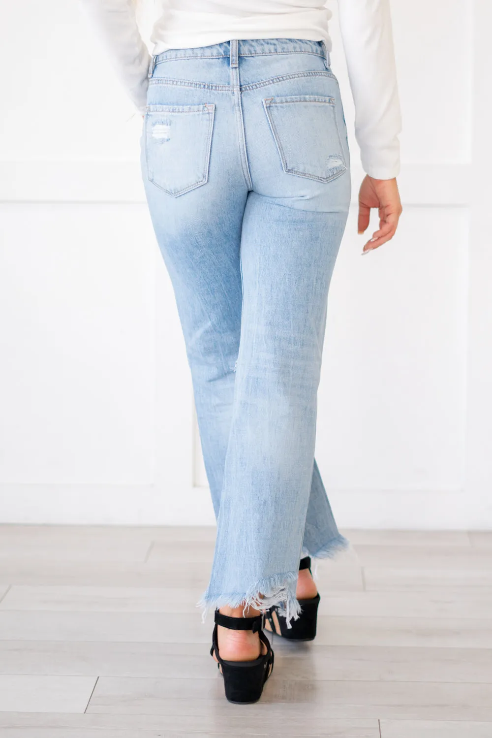 Redeem 90's Vintage Super High Rise Flare Jeans